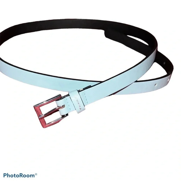 Tahari Teal slim belt Sz  S - Picture 7 of 7